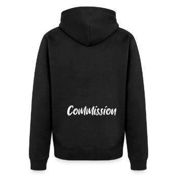 Commission - Veste à capuche bio Premium Unisexe - noir - Dos - Nico (187cm)