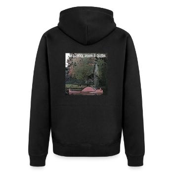 1665395712161 - Veste à capuche bio Premium Unisexe - noir - Dos - Nico (187cm)