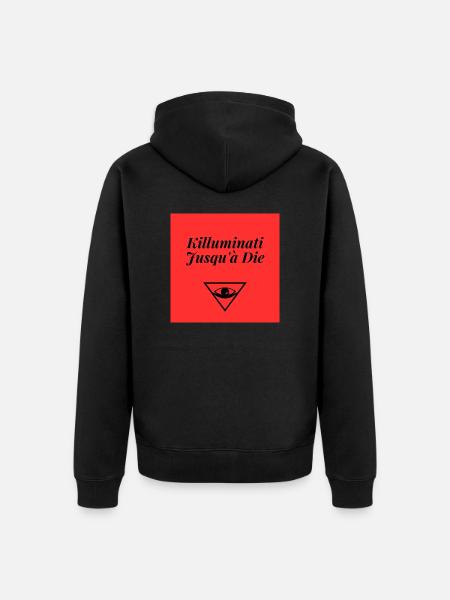 Killuminati - Veste à capuche bio Premium Unisexe - noir