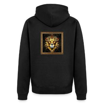 Master Class 2023 - Unisex Premium Bio Zip Hoodie - Schwarz - Hinten - Nico (187cm)