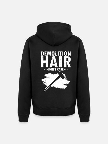 Démolition et rénovation de maisons - Veste à capuche bio Premium Unisexe - noir