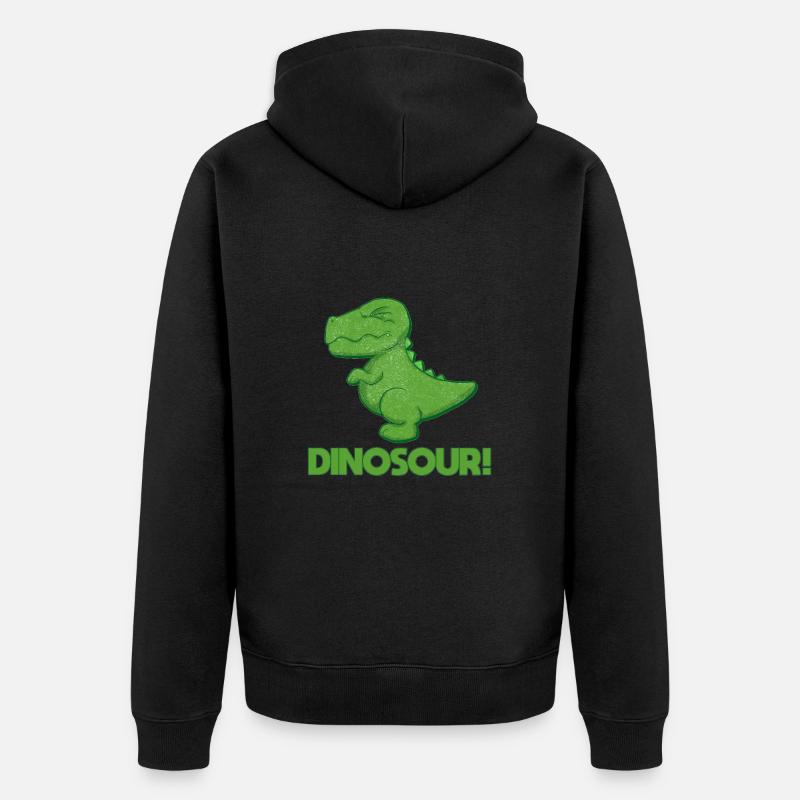 Dino - Veste à capuche bio Premium Unisexe - noir
