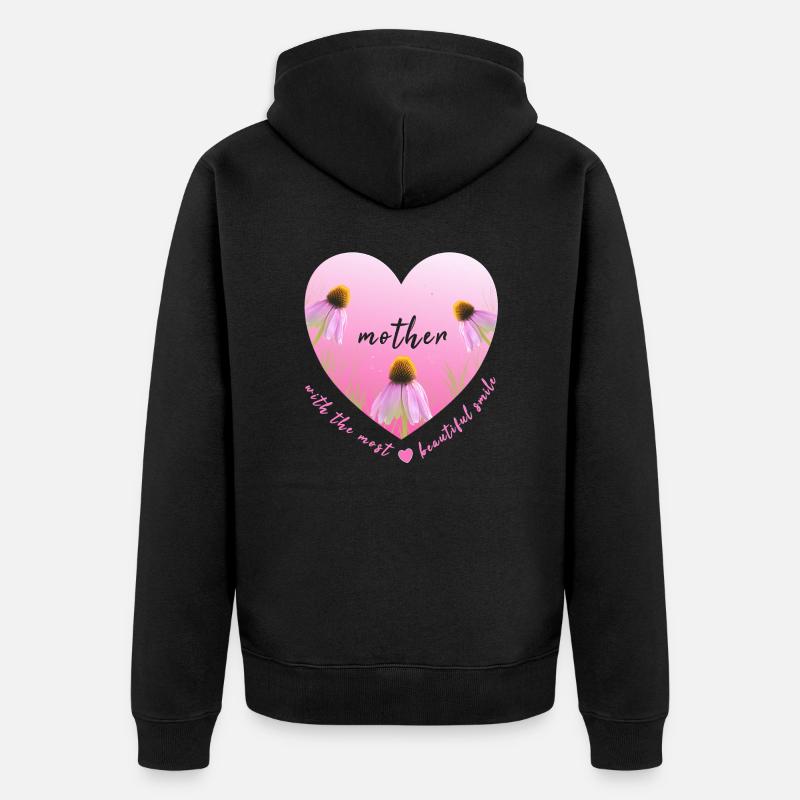 Mère - Veste à capuche bio Premium Unisexe - noir