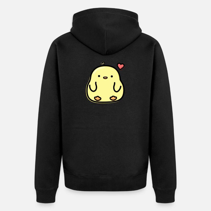 Poussin - Veste à capuche bio Premium Unisexe - noir