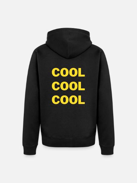 COOLCOOLCOOL Brooklyn 99 - Unisex Premium Bio Zip Hoodie - Schwarz