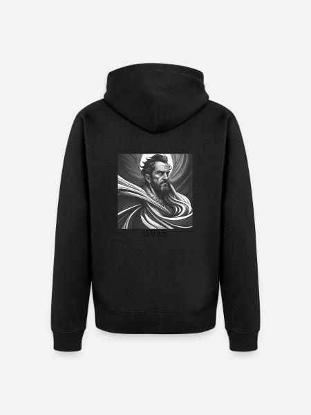 GREEK HADES - Unisex Premium Bio Zip Hoodie - Schwarz