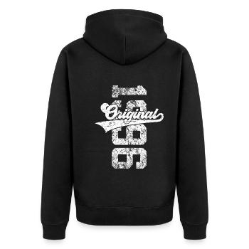 30TH BIRTHDAY ORIGINAL 1996 - Unisex Premium Organic Zip Hoodie - black - Back - Nico (187cm)