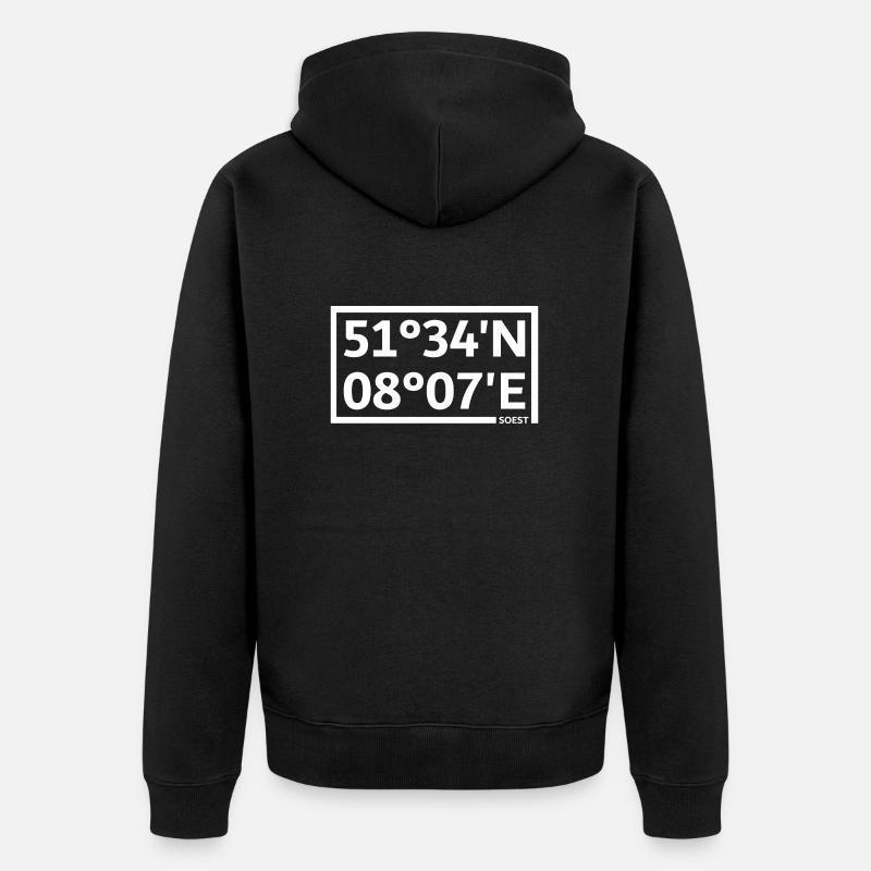 Coordonnées Soest - Veste à capuche bio Premium Unisexe - noir