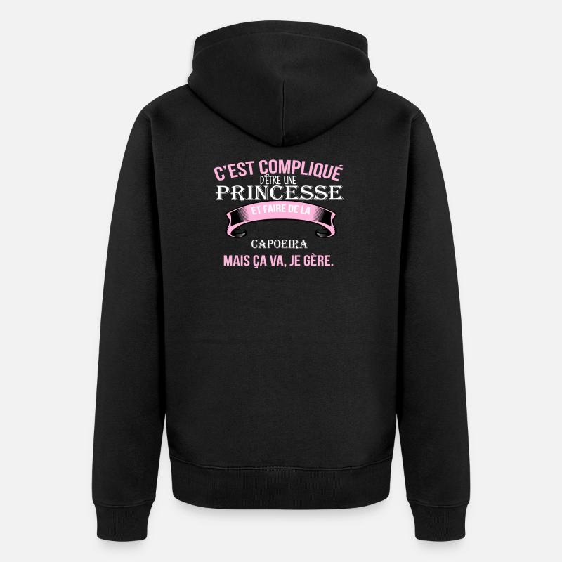 Capoeira - Veste à capuche bio Premium Unisexe - noir