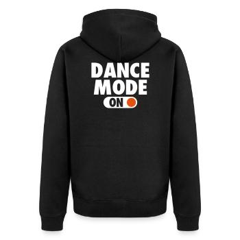 Funny Dance Mode - Veste à capuche bio Premium Unisexe - noir - Dos - Nico (187cm)
