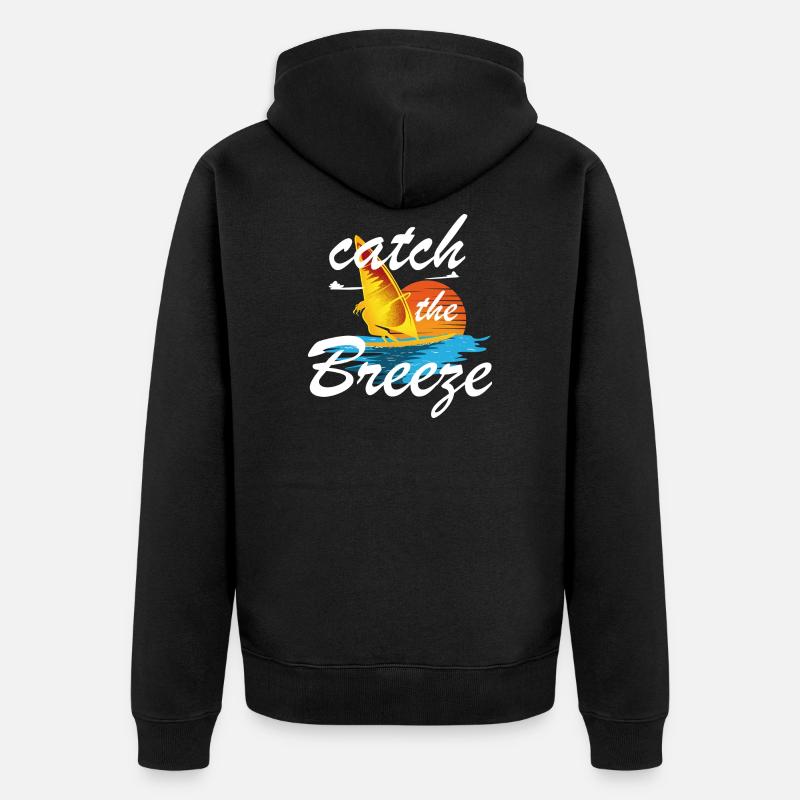 Catch The Breeze Gift - Veste à capuche bio Premium Unisexe - noir