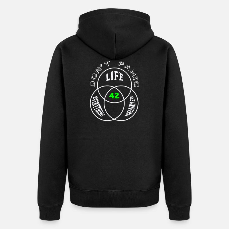 Dont Panic - Veste à capuche bio Premium Unisexe - noir