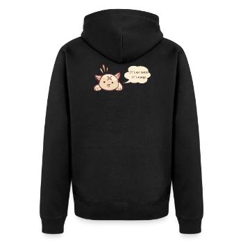 Ce ne sont pas des bandes dessinées, ce sont des mangas - Veste à capuche bio Premium Unisexe - noir - Dos - Nico (187cm)