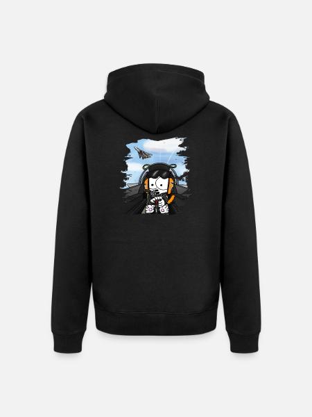 Tomcat - Unisex Premium Organic Zip Hoodie - black