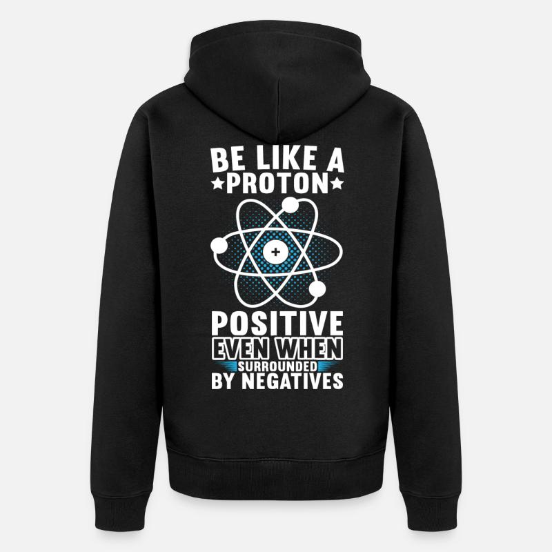 Chimie Physique Chimiste - Veste à capuche bio Premium Unisexe - noir