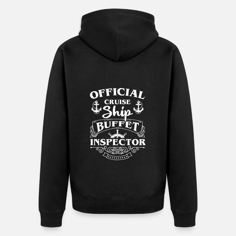 Buffet Traiteur Boissons - Veste à capuche bio Premium Unisexe - noir
