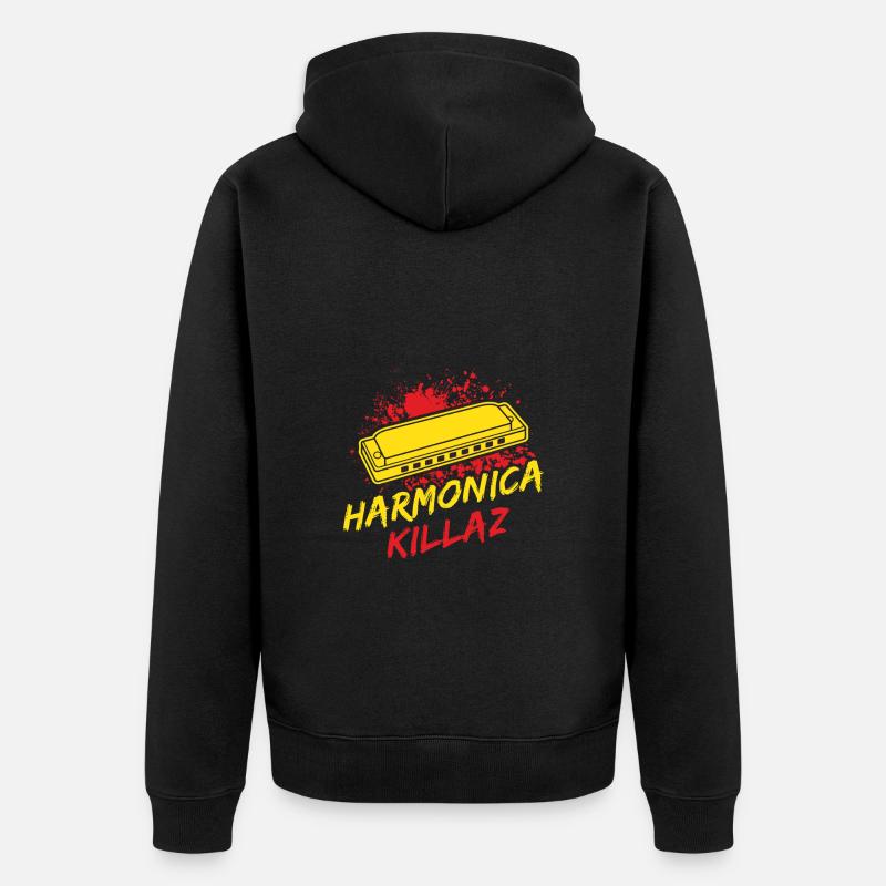 drôle d’harmonica joueur Killaz harmonica - Veste à capuche bio Premium Unisexe - noir
