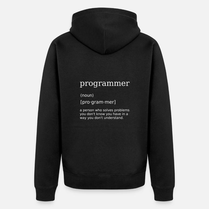Programmerare Citat Datavetare Datavetare - Ekologisk premiumluvjack unisex - svart