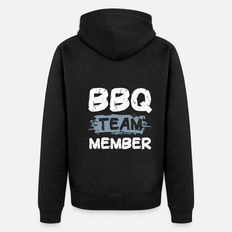 Équipe de barbecue - Veste à capuche bio Premium Unisexe - noir