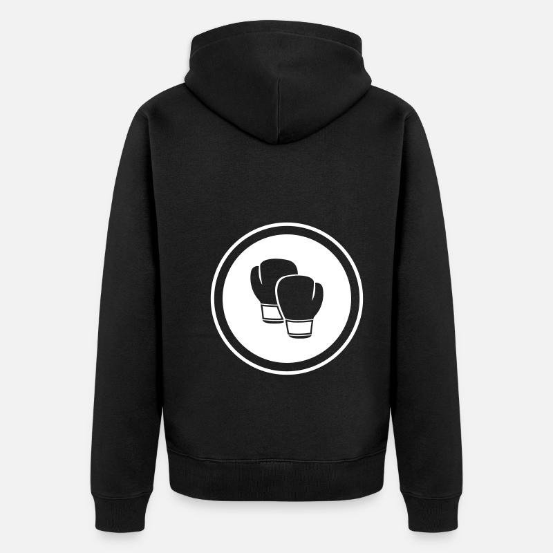 Boxe - Veste à capuche bio Premium Unisexe - noir