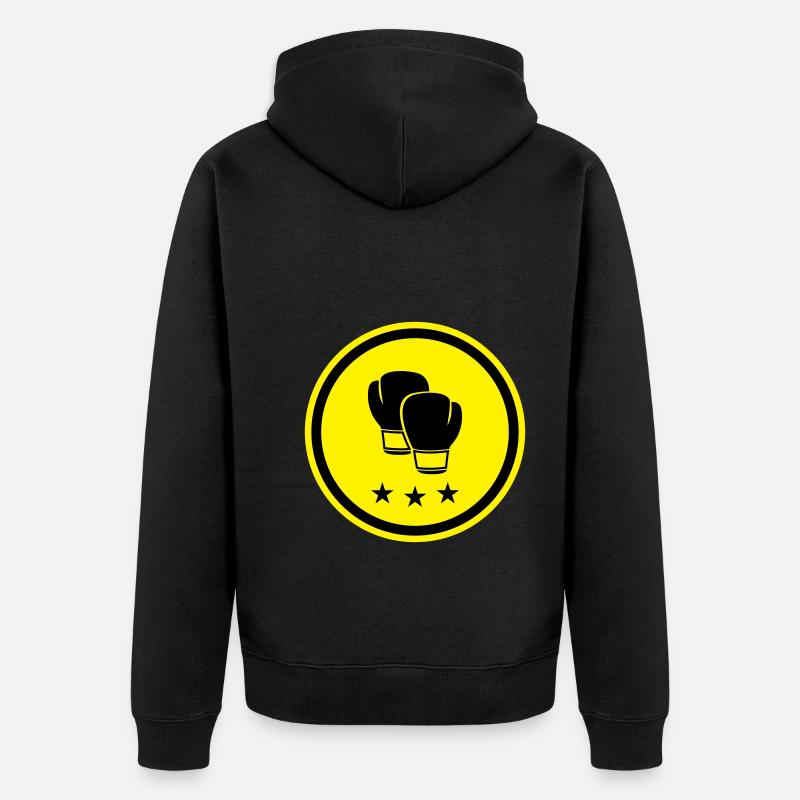 Boxe - Veste à capuche bio Premium Unisexe - noir