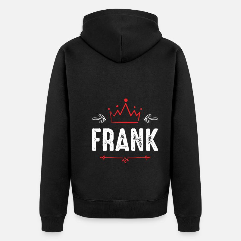 Franc - Veste à capuche bio Premium Unisexe - noir