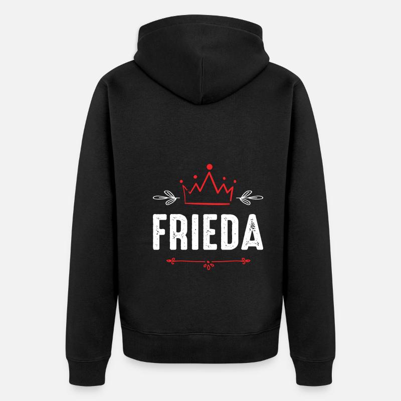 Frieda - Veste à capuche bio Premium Unisexe - noir