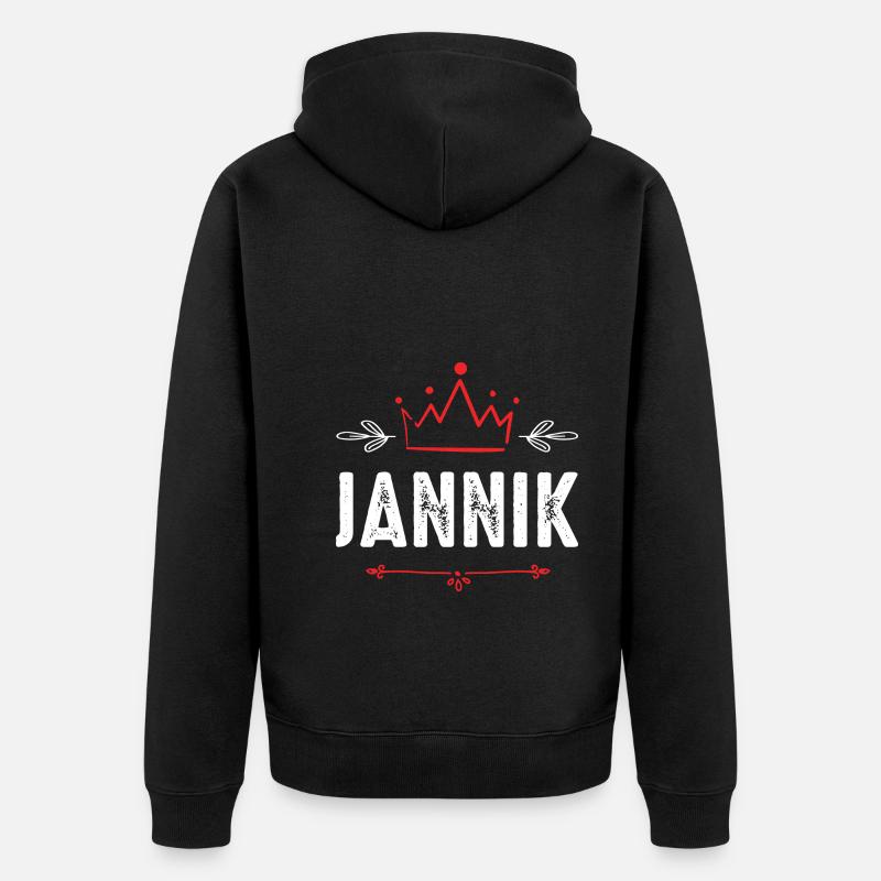 Jannik - Veste à capuche bio Premium Unisexe - noir