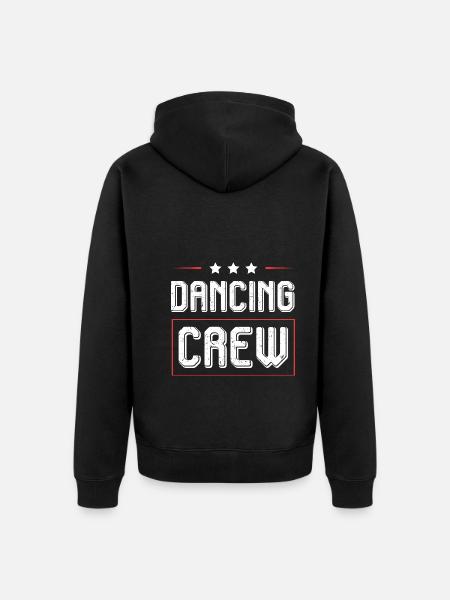 Dancing Crew - Unisex Premium Bio Zip Hoodie - Schwarz