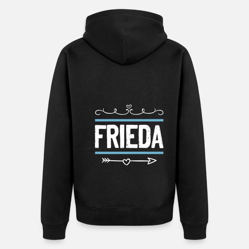 Frieda - Veste à capuche bio Premium Unisexe - noir