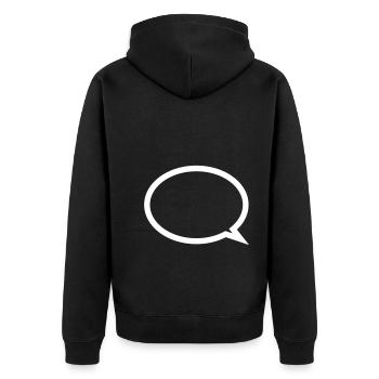 Ballon - Veste à capuche bio Premium Unisexe - noir - Dos - Nico (187cm)