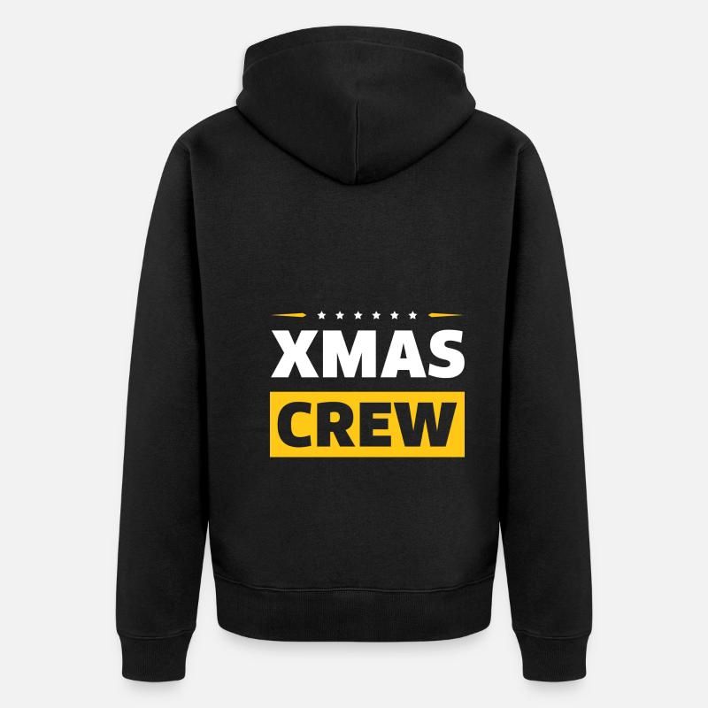 Équipage de Noël - Veste à capuche bio Premium Unisexe - noir