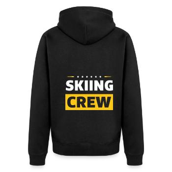 Équipe de ski - Veste à capuche bio Premium Unisexe - noir - Dos - Nico (187cm)