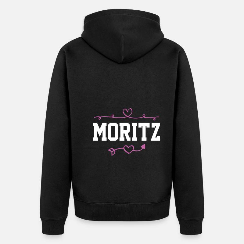 Moritz - Veste à capuche bio Premium Unisexe - noir