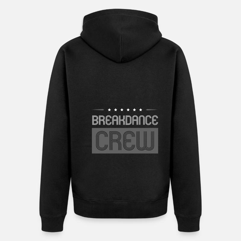 Équipe de breakdance - Veste à capuche bio Premium Unisexe - noir