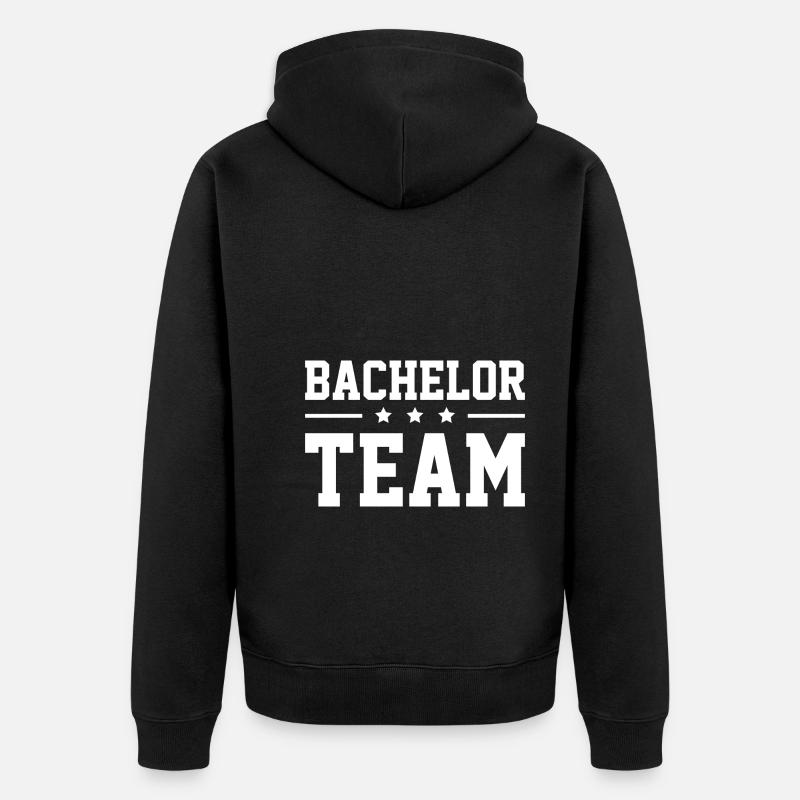 Équipe Bachelor - Veste à capuche bio Premium Unisexe - noir