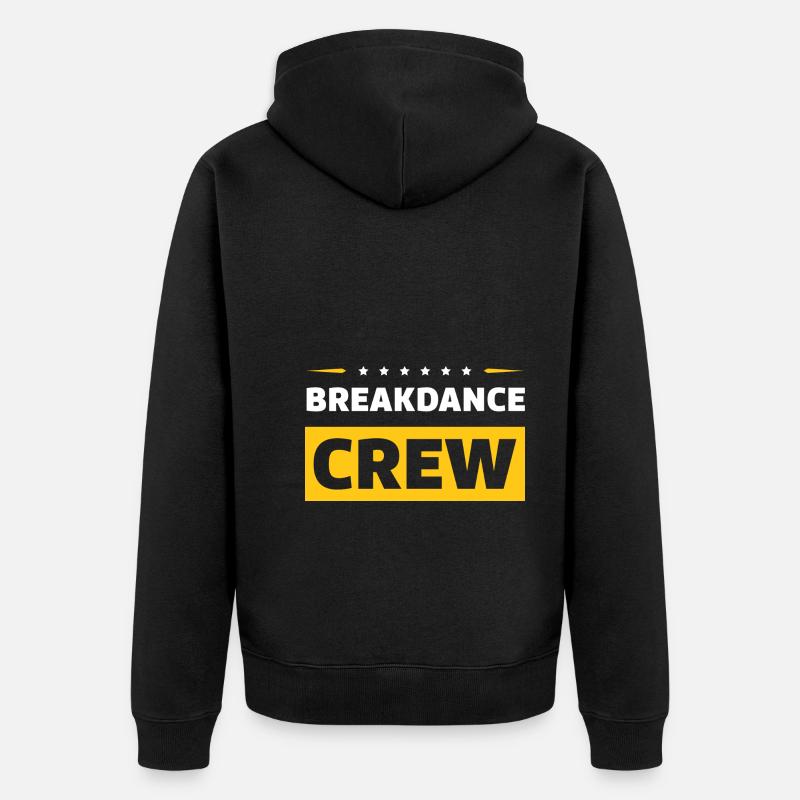 Équipe de breakdance - Veste à capuche bio Premium Unisexe - noir