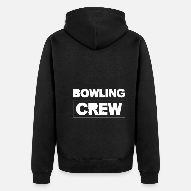 Équipe de bowling - Veste à capuche bio Premium Unisexe - noir