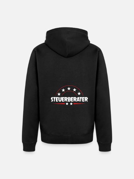 Steuerberater Beruf - Unisex Premium Bio Zip Hoodie - Schwarz