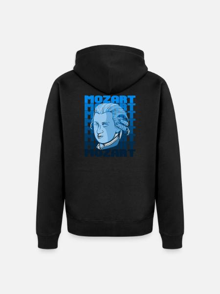 Mozart - Veste à capuche bio Premium Unisexe - noir