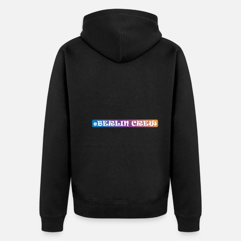 Équipage de Berlin - Veste à capuche bio Premium Unisexe - noir