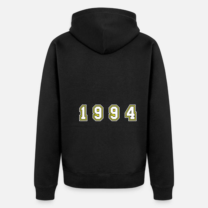 Numéro de l’année 1994 - Veste à capuche bio Premium Unisexe - noir