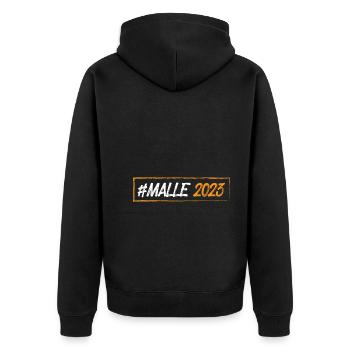 Malle 2023 - Veste à capuche bio Premium Unisexe - noir - Dos - Nico (187cm)
