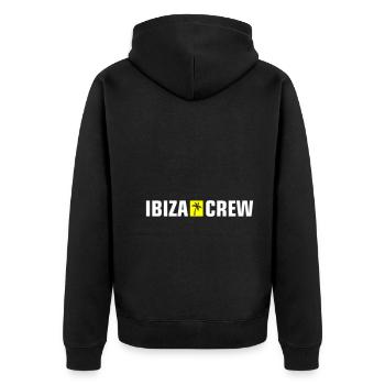 Ibiza Équipage - Veste à capuche bio Premium Unisexe - noir - Dos - Nico (187cm)