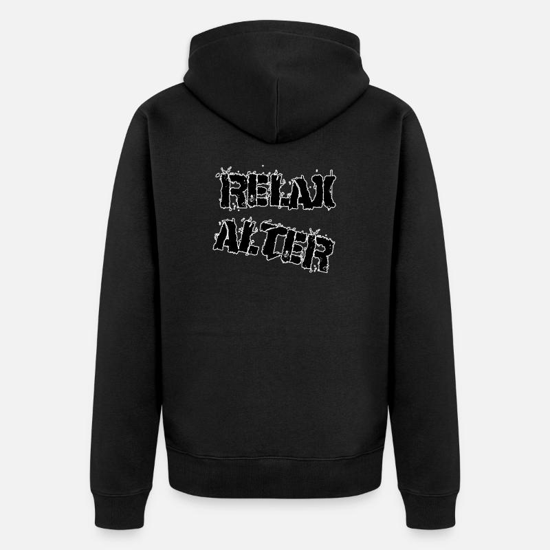 Relax Age - Veste à capuche bio Premium Unisexe - noir