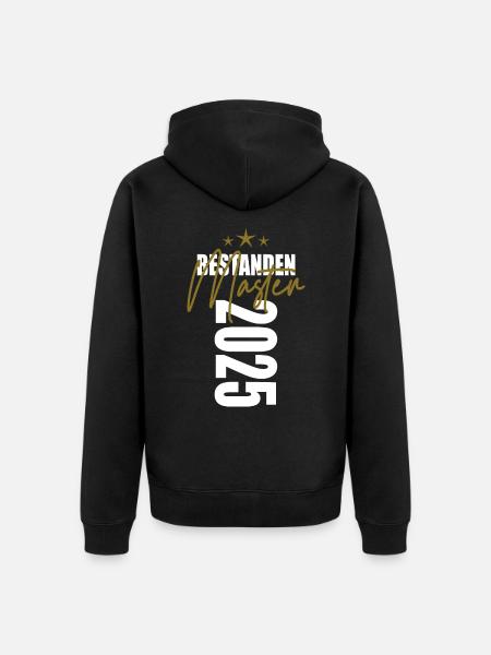 Master 2025 - Unisex Premium Bio Zip Hoodie - Schwarz