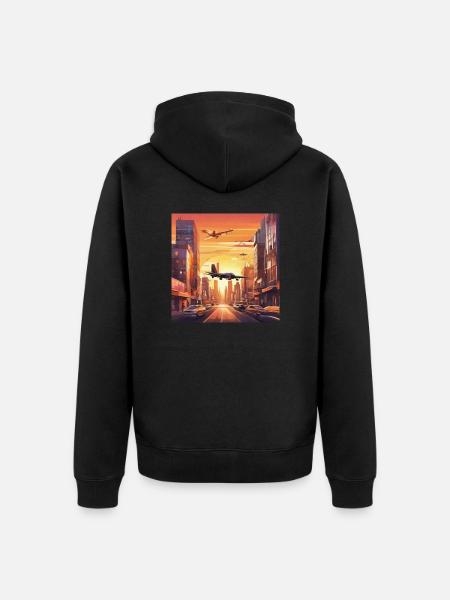 Screenshot 20240403 141616 WhatsApp - Unisex Premium Organic Zip Hoodie - black