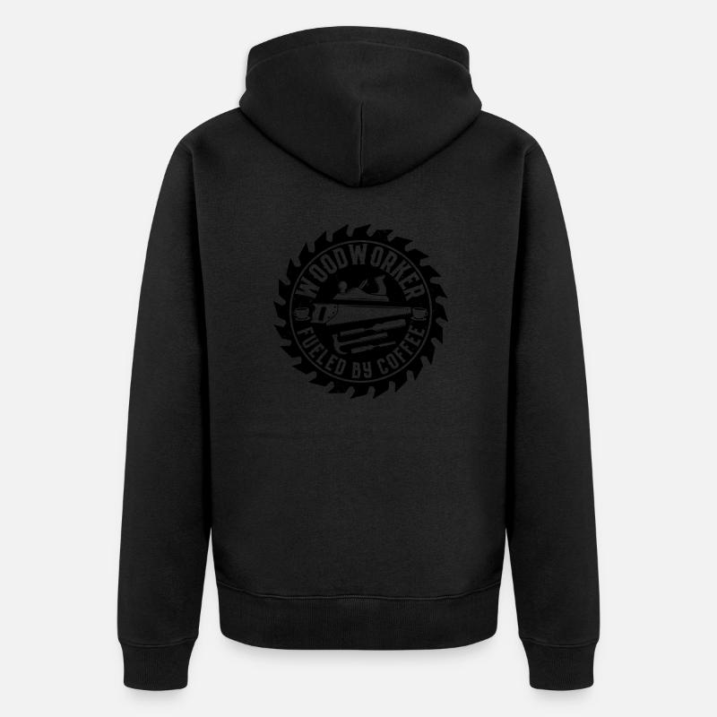 Charpentier - Veste à capuche bio Premium Unisexe - noir