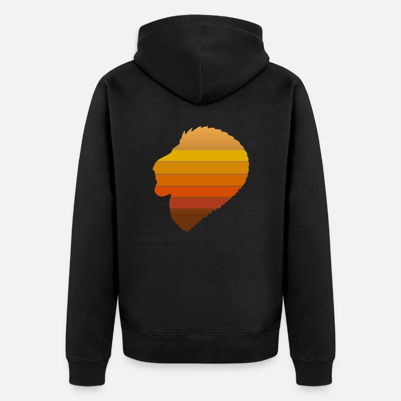 Fond profil N°3 - Veste à capuche bio Premium Unisexe - noir