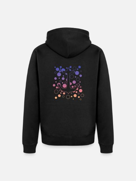 Anker - Unisex Premium Bio Zip Hoodie - Schwarz
